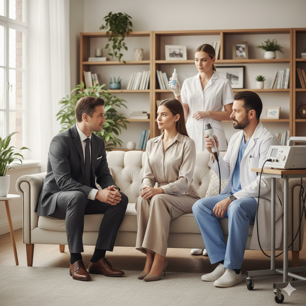 心理治療結合TMS與Esketamine